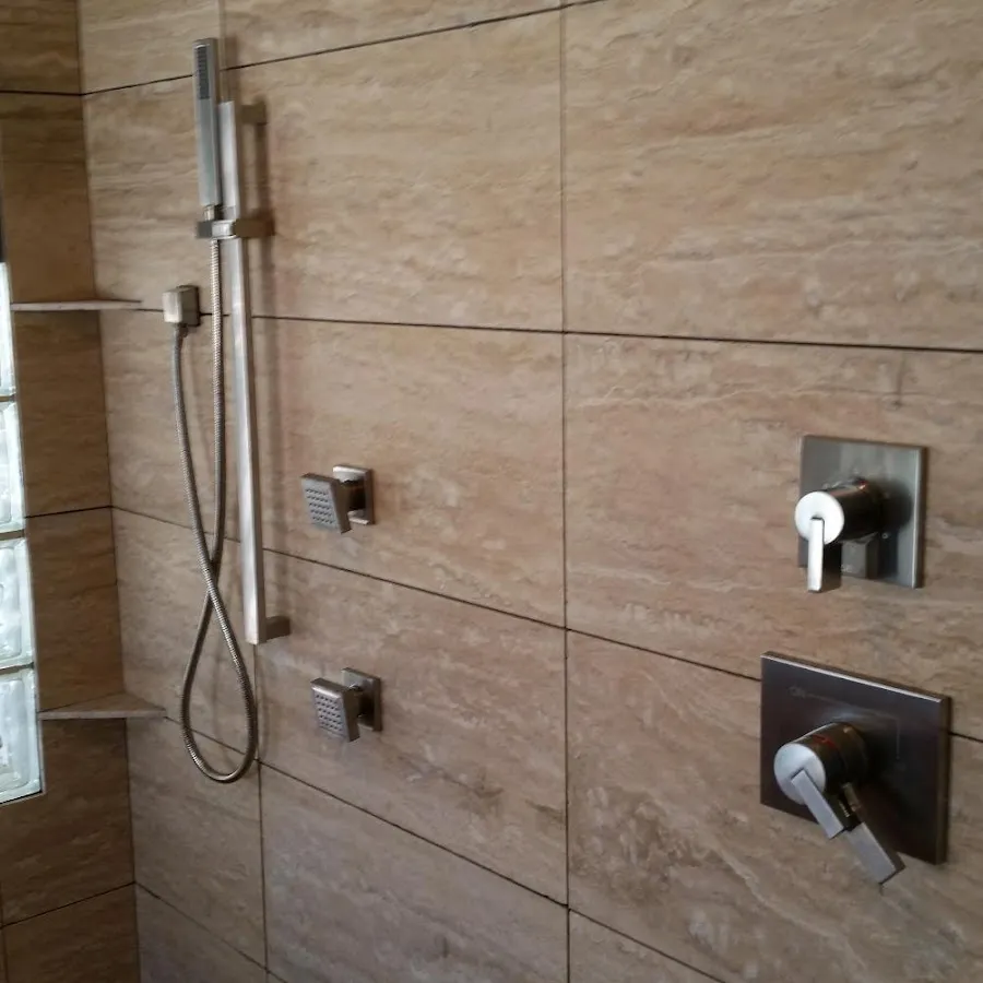 Shower fixture installation for Water Heater Replacement in Wayne